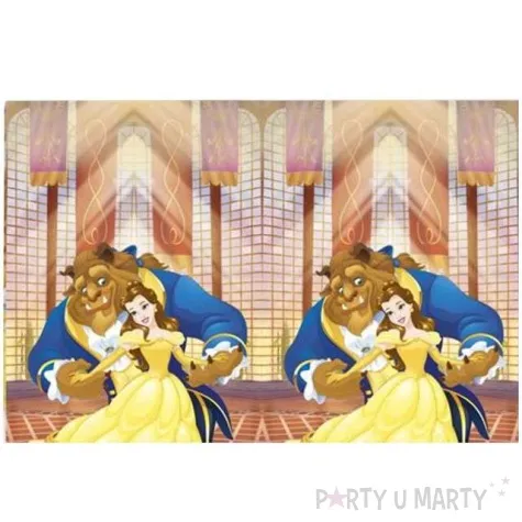 obrus foliowy piekna i bestia procos 120 x 180 cm