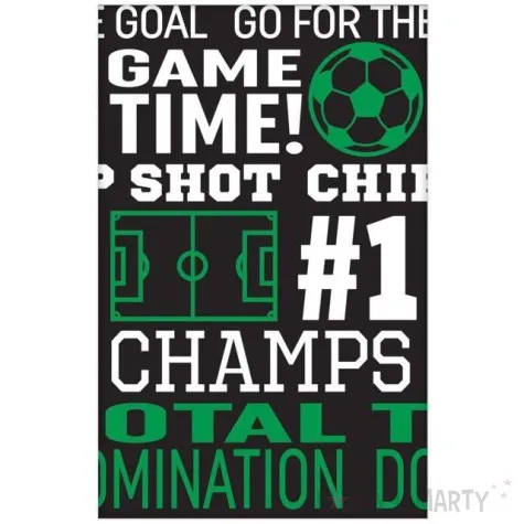 obrus foliowy pilka nozna amscan 259x137 cm