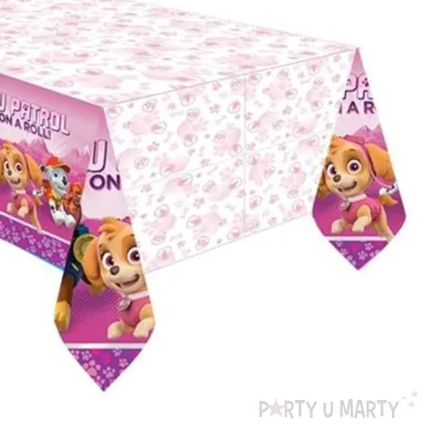 obrus foliowy pink paw patrol amscan 243 x 137 cm