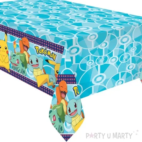 obrus foliowy pokemon amscan 180 x 120 cm