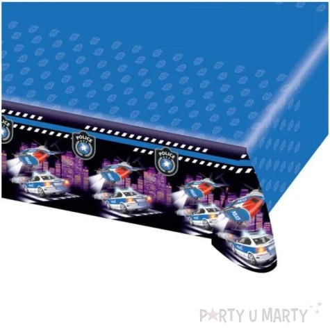 obrus foliowy policja amscan 180 x 120 cm