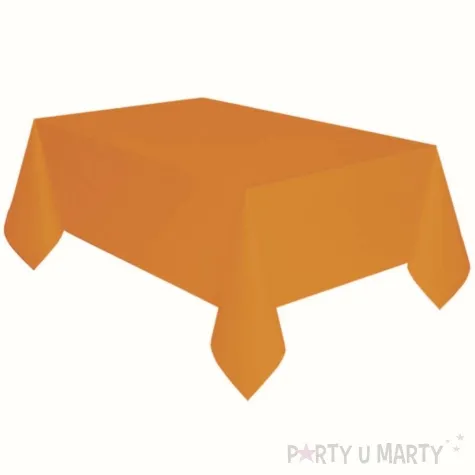 obrus foliowy pumpkin pomaranczowy amscan 274x137 cm