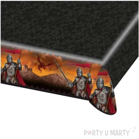 obrus foliowy rycerze amscan 180x120 cm