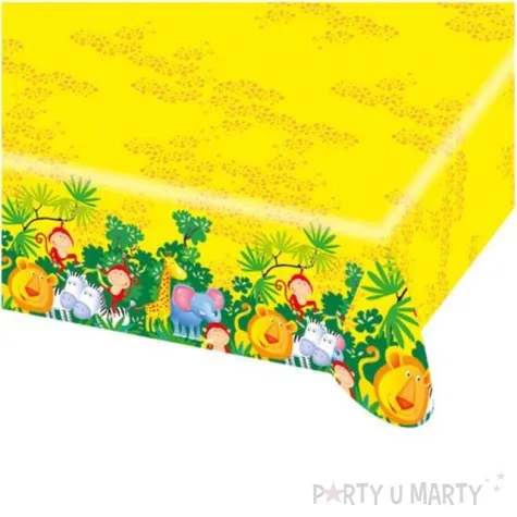 obrus foliowy safari amscan 180x120 cm