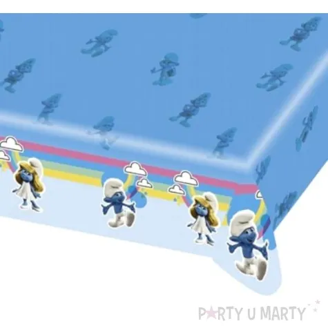 obrus foliowy smerfy 120 x 180 cm