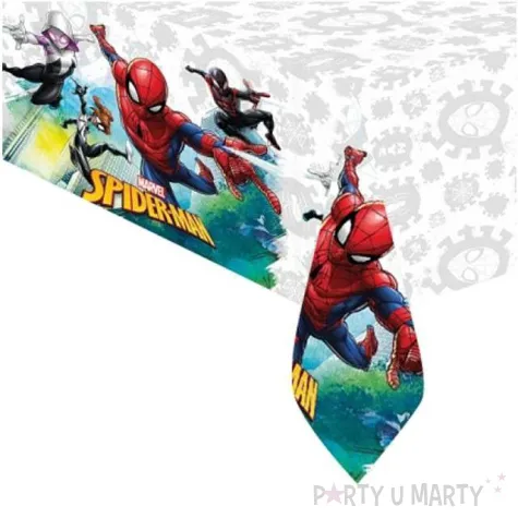 obrus foliowy spiderman team up procos 180x120 cm