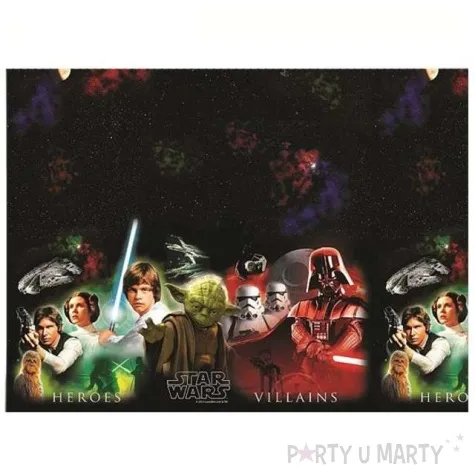 obrus foliowy star wars heroes 120 x 180 cm