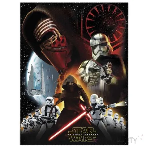 obrus foliowy star wars the force awaknes 120 x 180 cm