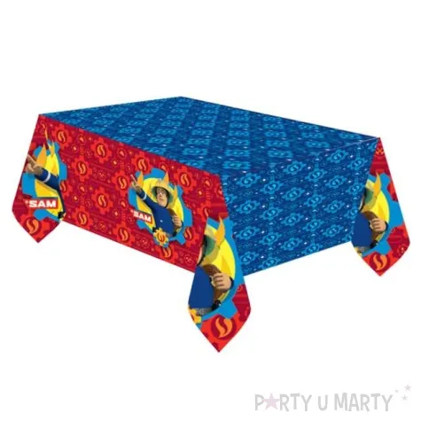 obrus foliowy strazak sam amscan 120 x 180 cm