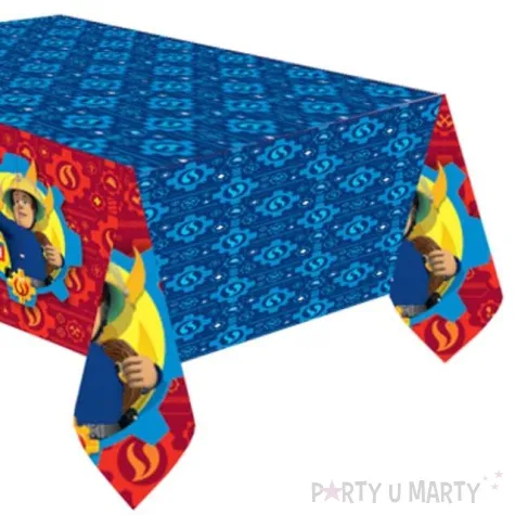 obrus foliowy strazak sam amscan 120 x 180 cm