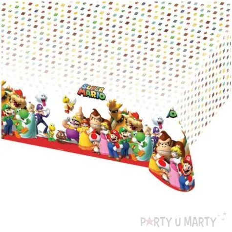 obrus foliowy super mario amscan 180 x 120 cm