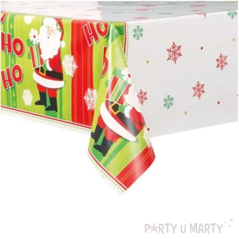 obrus foliowy swiateczny mikolaj unique 213 x 137 cm