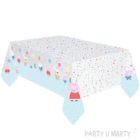 obrus foliowy swinka peppa i przyjaciele amscan 180 x 120 cm