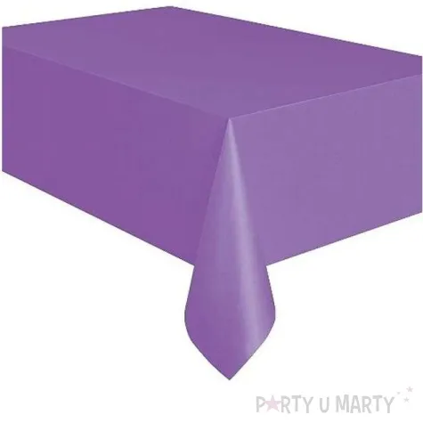 obrus foliowy unique fioletowy 274 x 137 cm