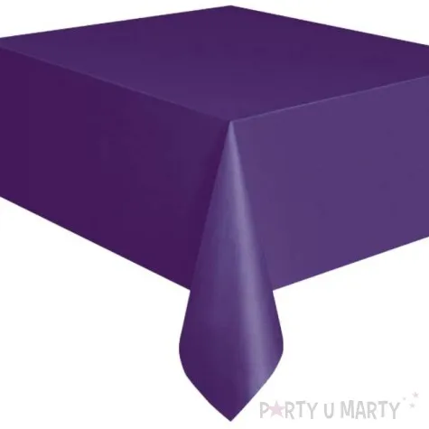 obrus foliowy unique fioletowy ciemny 274 x 137 cm