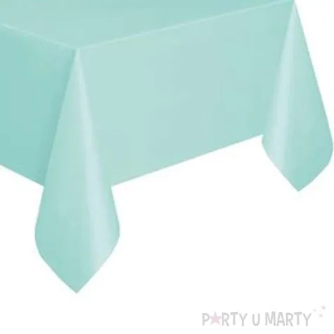 obrus foliowy unique mietowy 274 x 137 cm