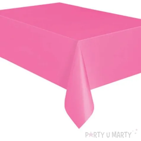 obrus foliowy unique rozowy 274 x 137 cm