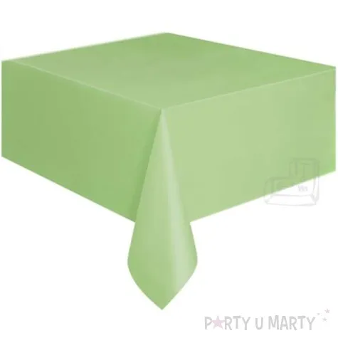 obrus foliowy unique zielony pastel 137x274 cm compact