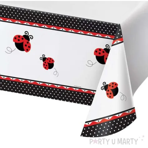 obrus foliowy wesola biedronka creative converting 274 x 137 cm