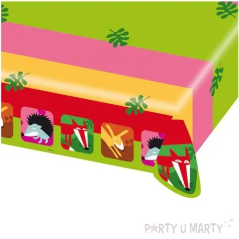 obrus foliowy zwierzatka amscan 180 x 120 cm