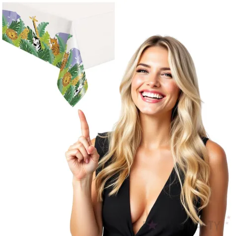 obrus foliowy zwierzeta safari unique 213x137 cm