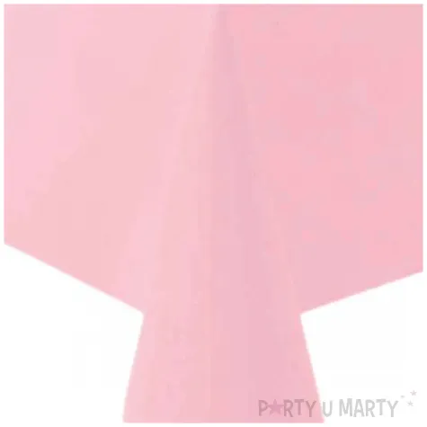 obrus materialowy classic brudny roz matowy partydeco 300 x 180 cm