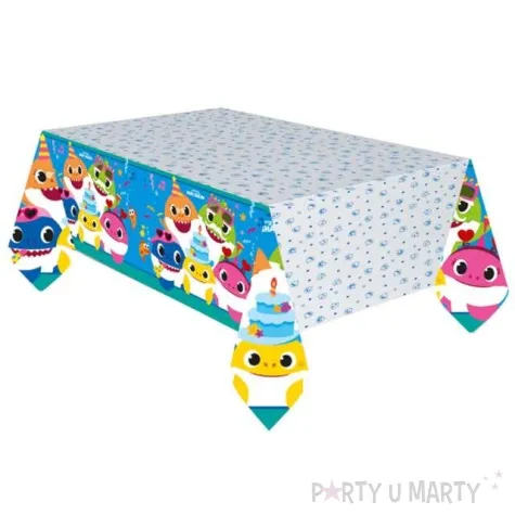 obrus papierowy baby shark amscan 180 x 120 cm