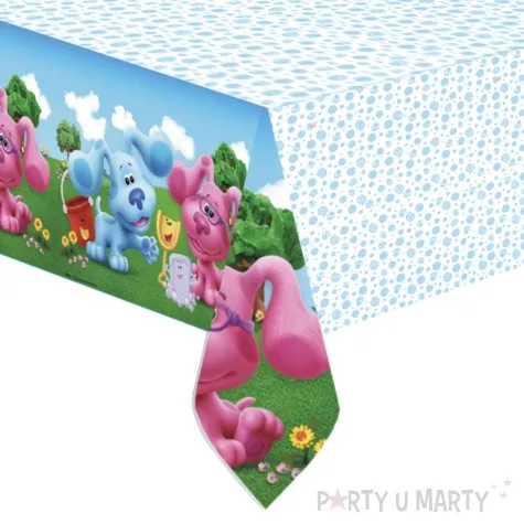 obrus papierowy blues clues sladem blue amscan 180x120 cm
