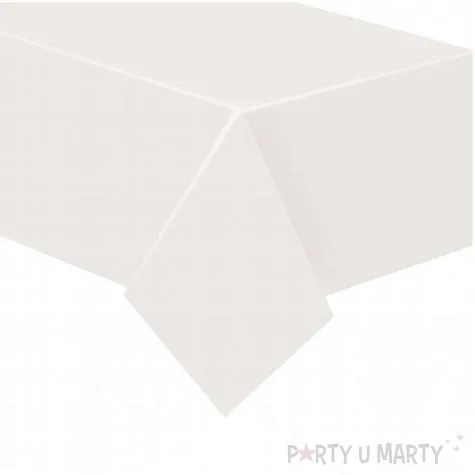 obrus papierowy classic bialy godan 183 x 132 cm