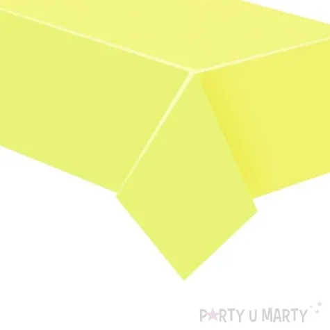 obrus papierowy classic zolty jasny godan 183 x 132 cm