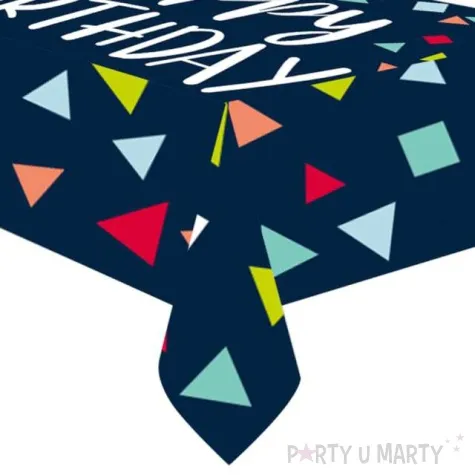 obrus papierowy happy birthday amscan 180 x 120 cm