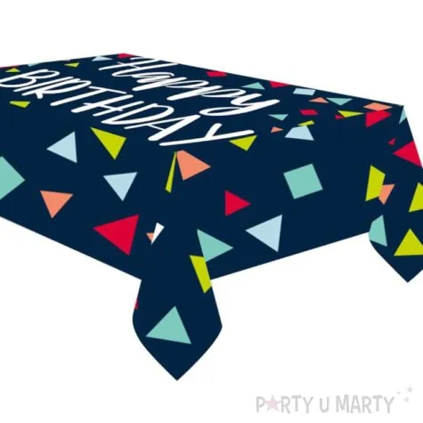 obrus papierowy happy birthday amscan 180 x 120 cm