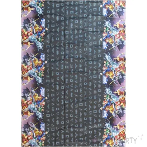 obrus papierowy justice league party factory 180 x 120 cm