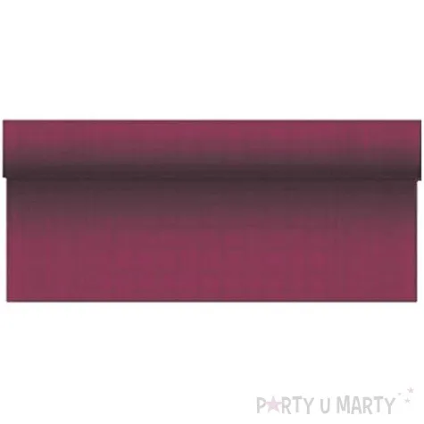 obrus papierowy kratka bordowy 1 2 x 6 m