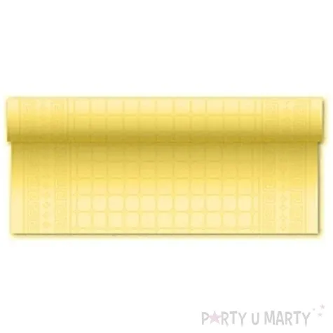 obrus papierowy kratka kremowy 1 2 x 6 m