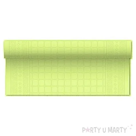 obrus papierowy kratka zielony jasny 1 2 x 6 m