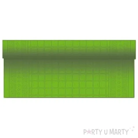 obrus papierowy kratka zielony traw 1 2 x 6 m