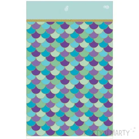 obrus papierowy mermaid wishes syrena amscan 259x137 cm