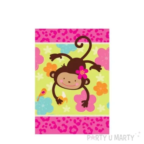 obrus papierowy monkey love 137 x 244cm 1szt