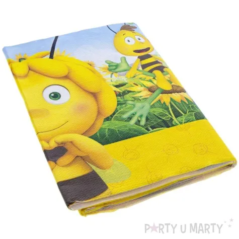 obrus papierowy pszczolka maja i przyjaciele zolty party factory 180 x 120 cm