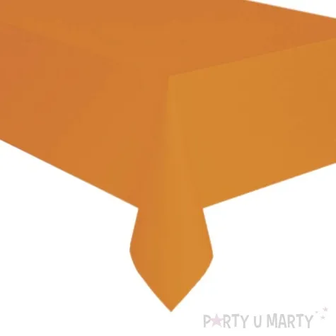obrus papierowy pumpkin pomaranczowy amscan 274x137 cm