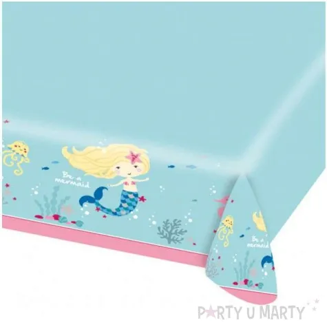 obrus papierowy syrenka be a mermaid amscan 175 x 115 cm