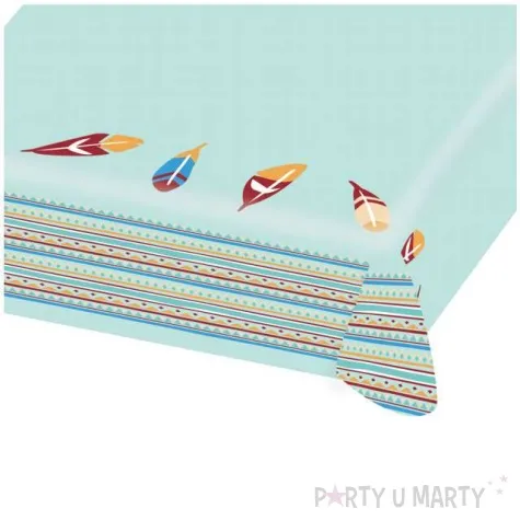 obrus papierowy tepee tomahawk indianie amscan 175x115 cm