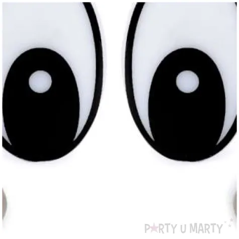 oczka bezpieczne bajkowe czarne stoklasa 19x29 mm