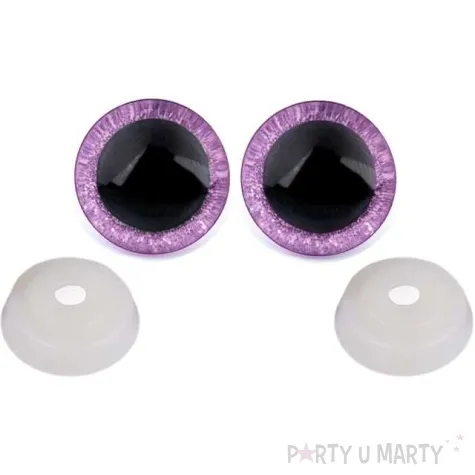 oczka bezpieczne brokatowe rozowe jasne stoklasa 20 mm 2 szt