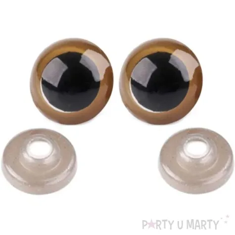 oczka bezpieczne classic brazowe stoklasa 20 mm 2 szt