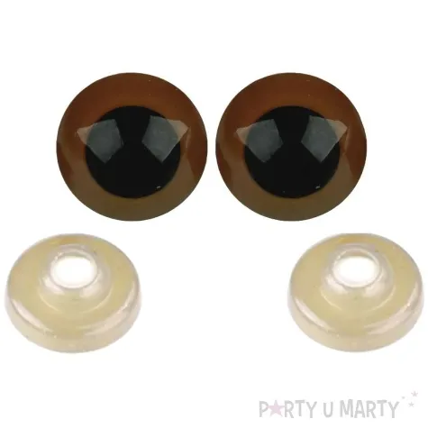 oczka bezpieczne classic brazowy brewis 8 mm 10 szt