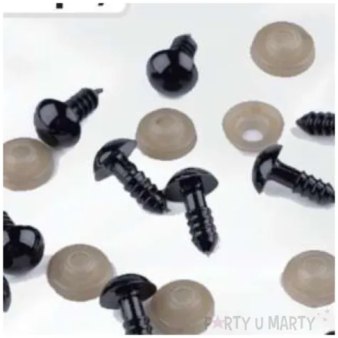 oczka bezpieczne classic czarne stoklasa 14 mm 10 kpl