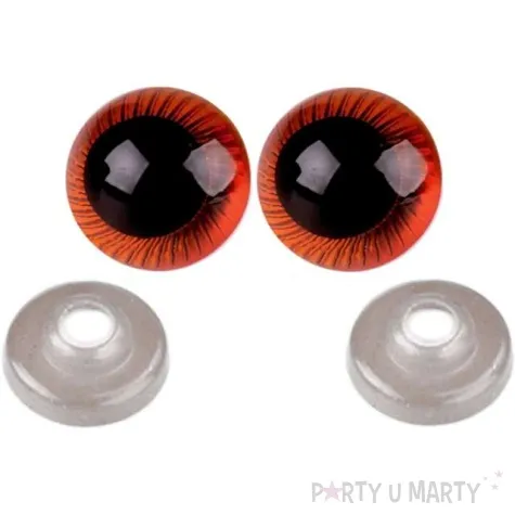 oczka bezpieczne classic pomaranczowe stoklasa 20 mm 2 szt