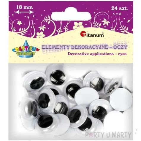 oczka classic titanum 18 mm 24 szt
